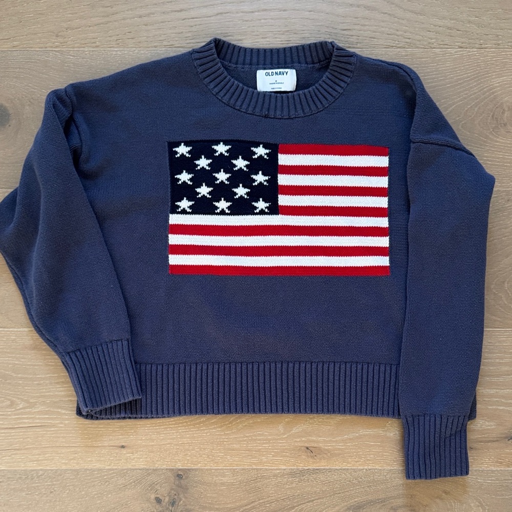 American Flag sweater